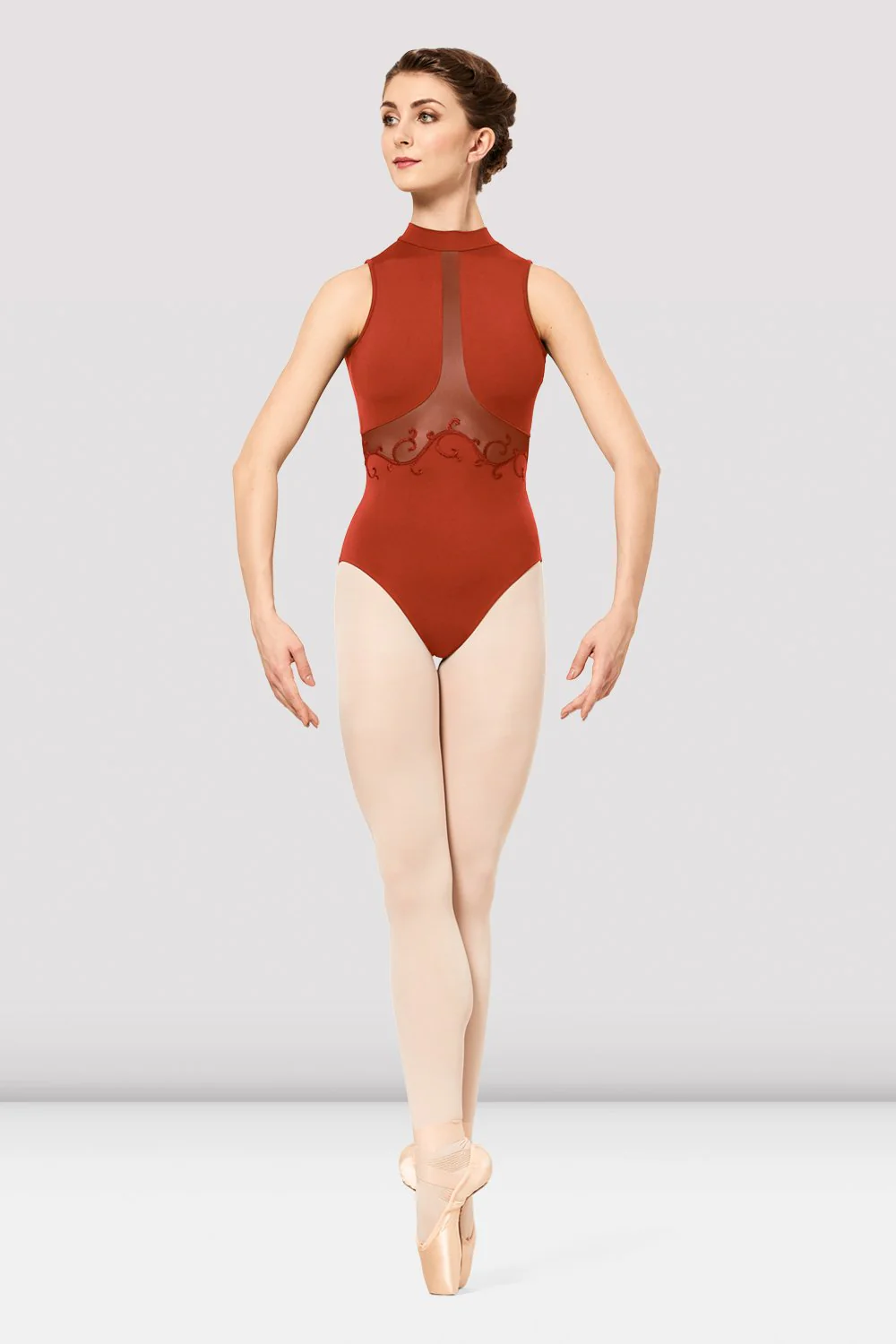 Maillot_Kaiya_Alca_Larga_laranja_Mulher_Rodopio_Loja-Ballet_Funchal_Madeira_1